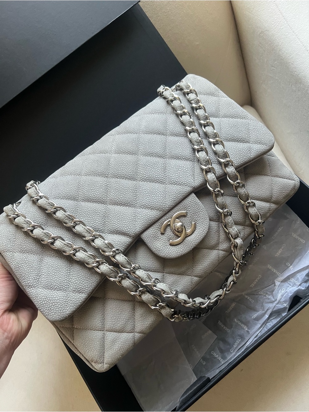 Chanel Classic Double Flap jumbo Size